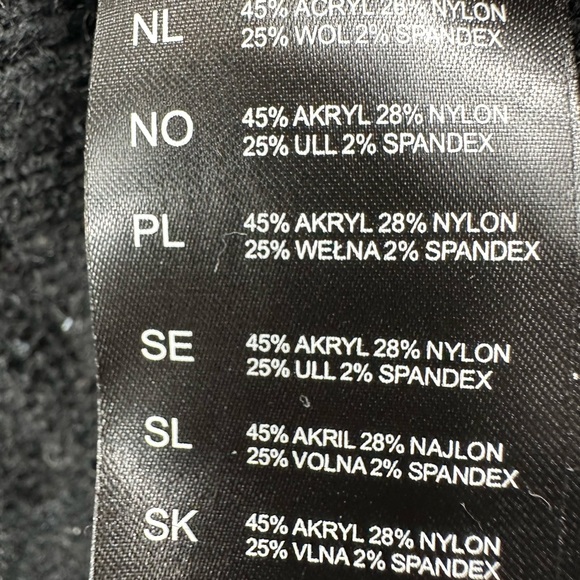 KUHL SONATA POINTELLE SWEATER SIZE LARGE - BLACK - Picture 7 of 8